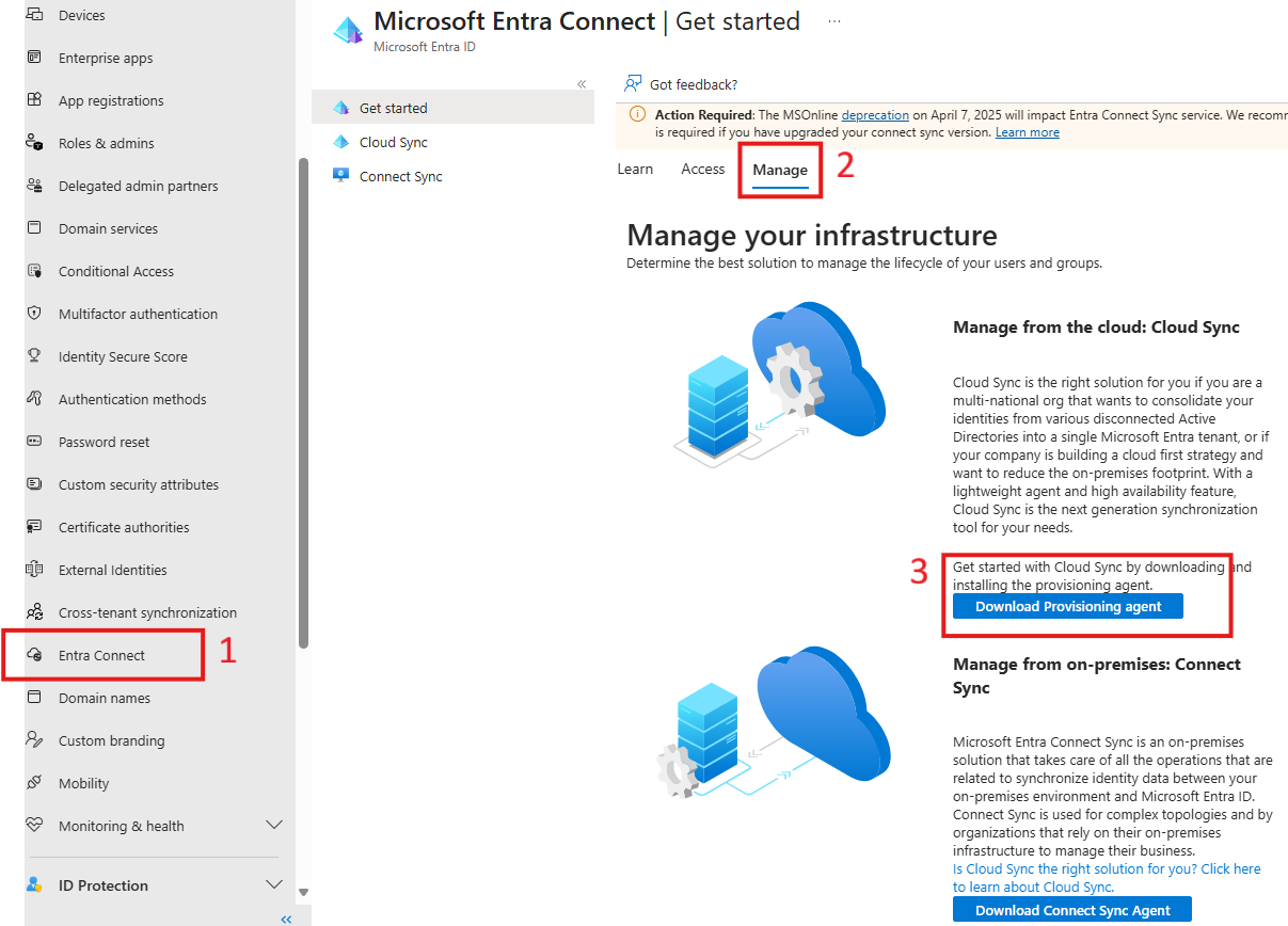 CloudSync provisioning agent download CloudSync provisioning agent download