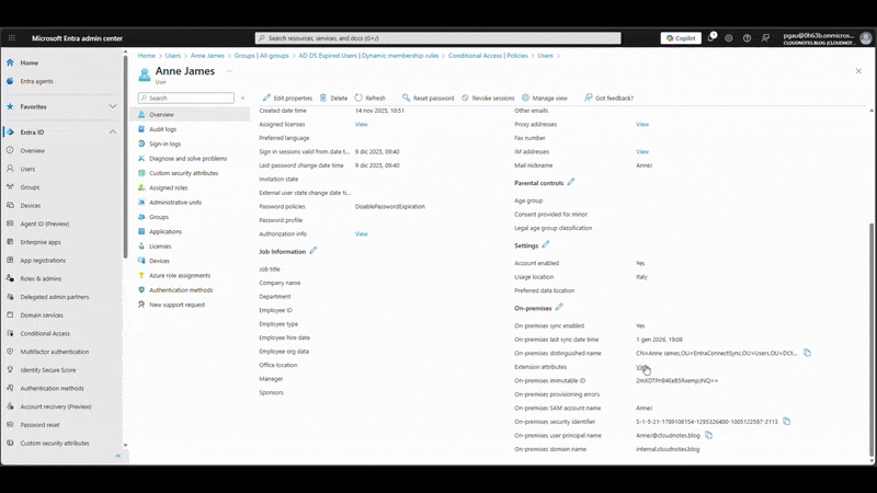Access blocked for expired user Access blocked for expired user