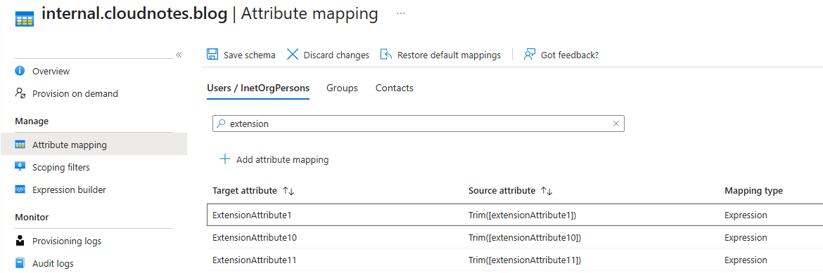 Entra Cloud Sync search attribute Entra Cloud Sync search attribute