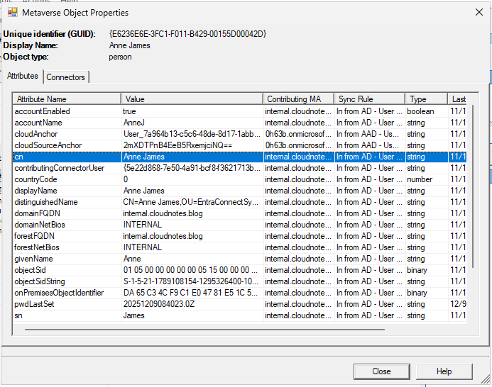 Synced attributes in Metaverse Synced attributes in Metaverse